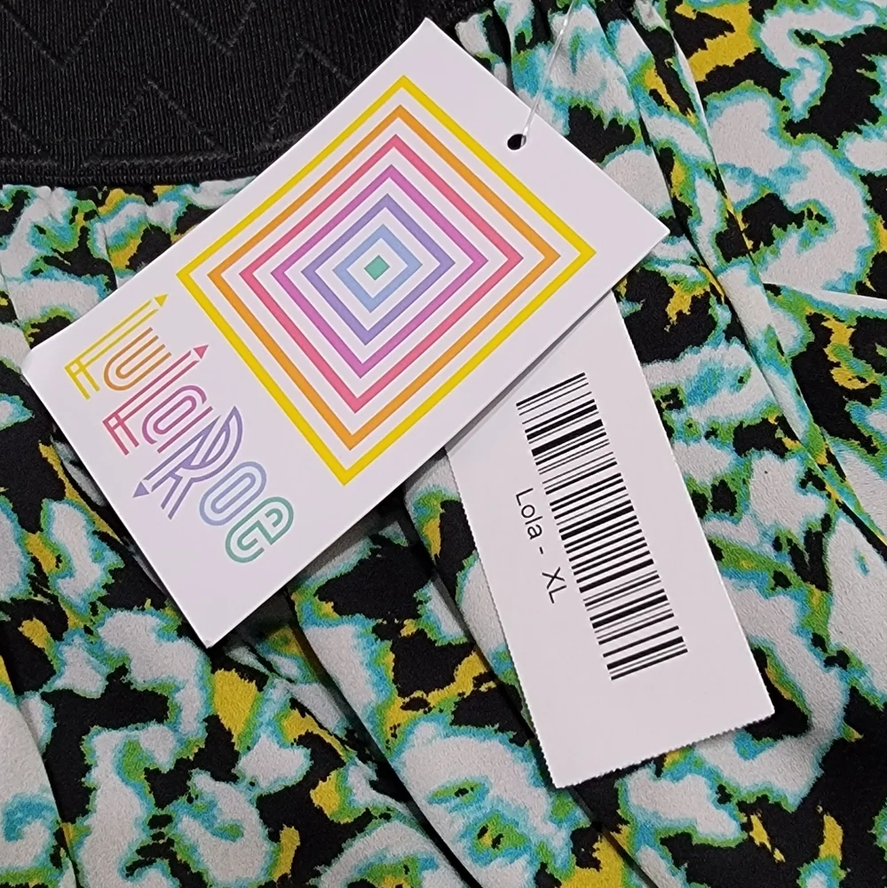 Lularoe Print Midi Skirt - Picture 8 of 9